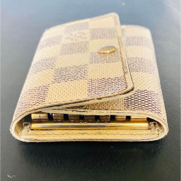 LOUIS VUITTON DAMIER AZUR MUTICLES KEY CASE WALLET. - Picture 3 of 9